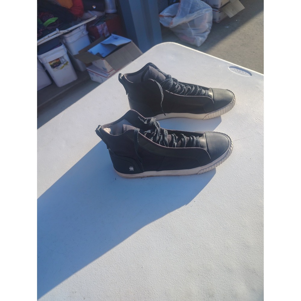 G-Star RAW Scuba High Top Sneakers Mens 11 Navy Black D04336-8718-881